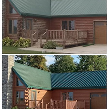 Log House Staining in Springfield, OH 0