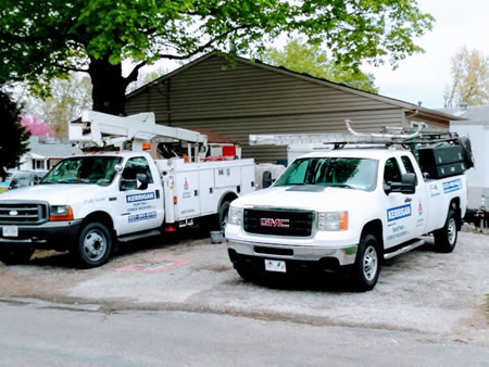 Kerrigan Painting and Power Washing Trucks